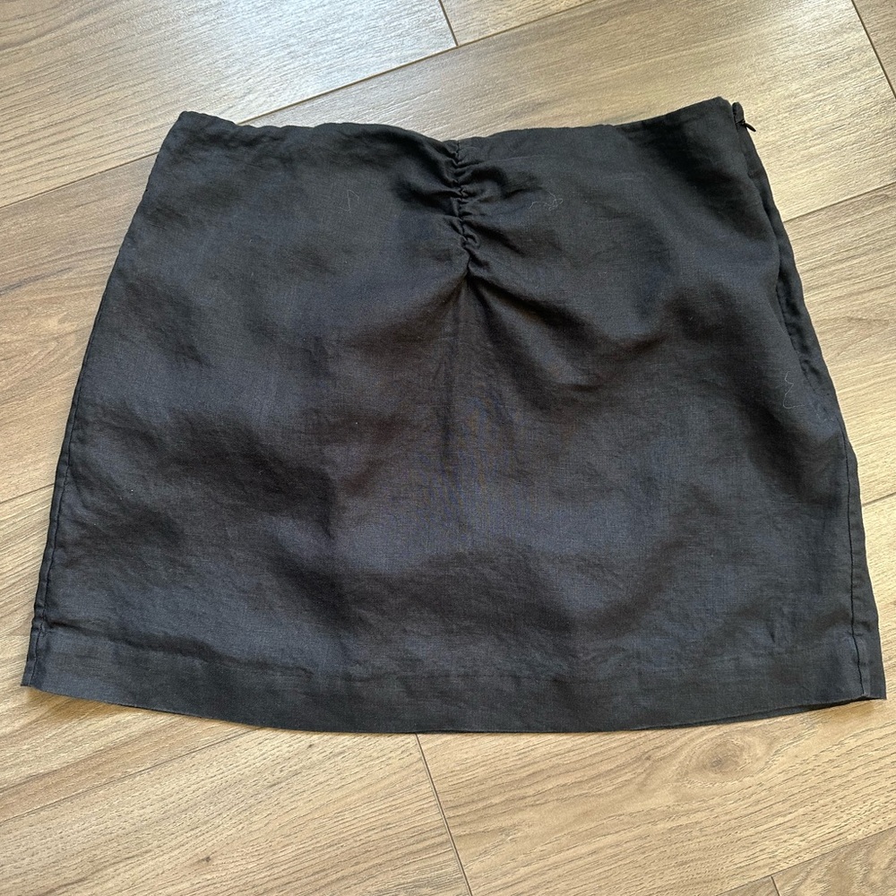 & OTHER STORIES Paris Atelier linen strapless top with side zip. Size 10 TTS